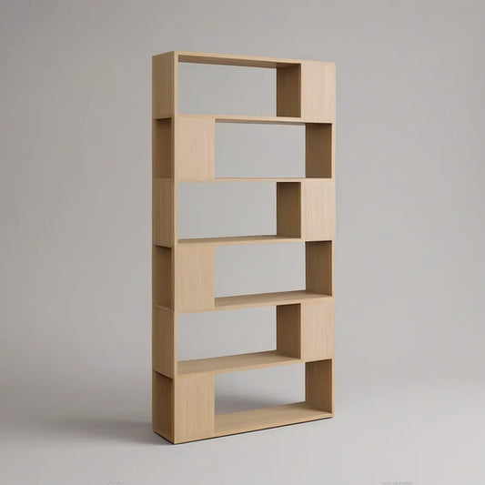 Estante Vertical em MDF Carvalho Claro 80 x 30 x 180 cm